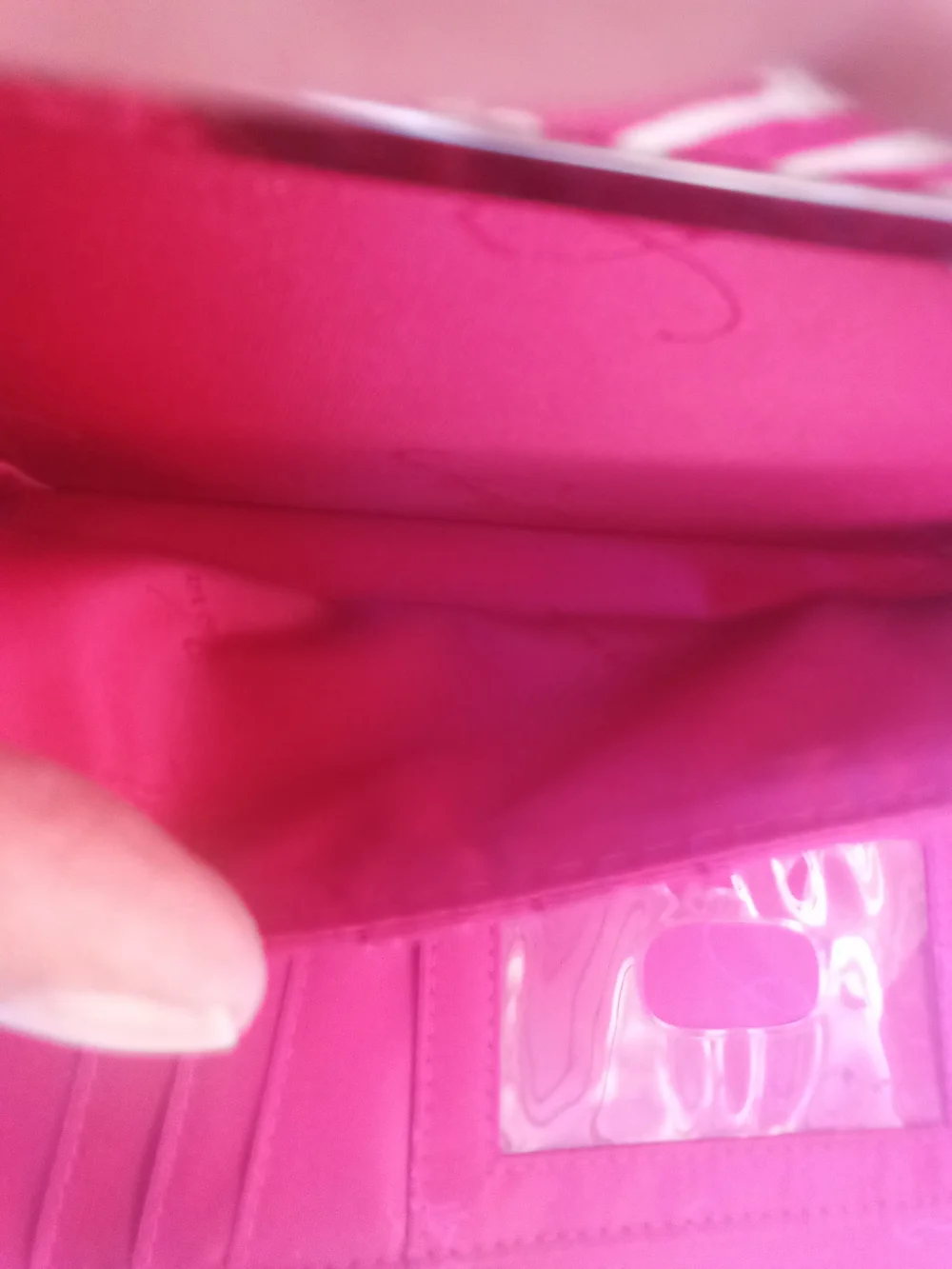 Vera Bradley Twirly Birds Pink Opera Wallet Rare Retired